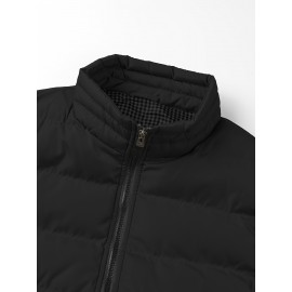 Winter Thick Vest For Men, Casual Black Warm Padded Sleeveless Jacket Best Sellers